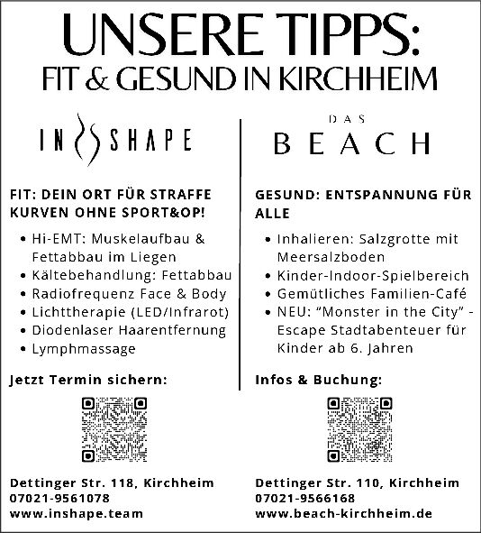Unsere Tipps