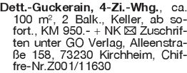 Dett.-Guckerain, 4-Zi.-Whg.