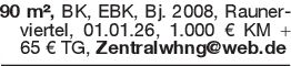 90 m², BK, EBK, Bj. 2008,
