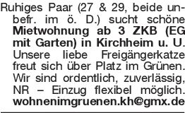 Ruhiges Paar (27 &amp; 29