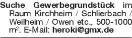 Suche Gewerbegrundstück i