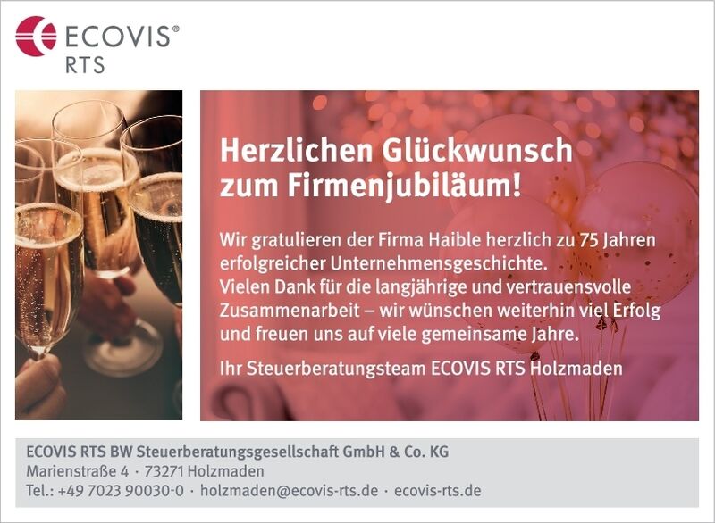 Kollektiv Haible 75 Jahre