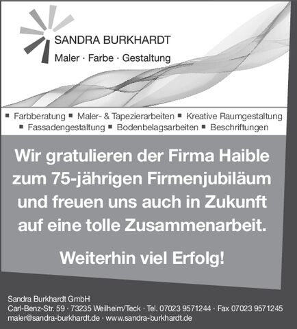 Kollektiv Haible 75-jähriges Jubiläum