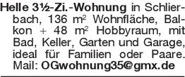 Helle 3½-Zi.-Wohnung in S