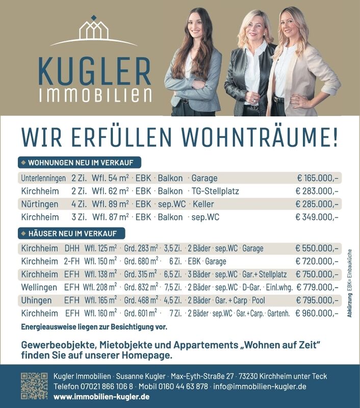 Wir erfüllen Wohnträume!