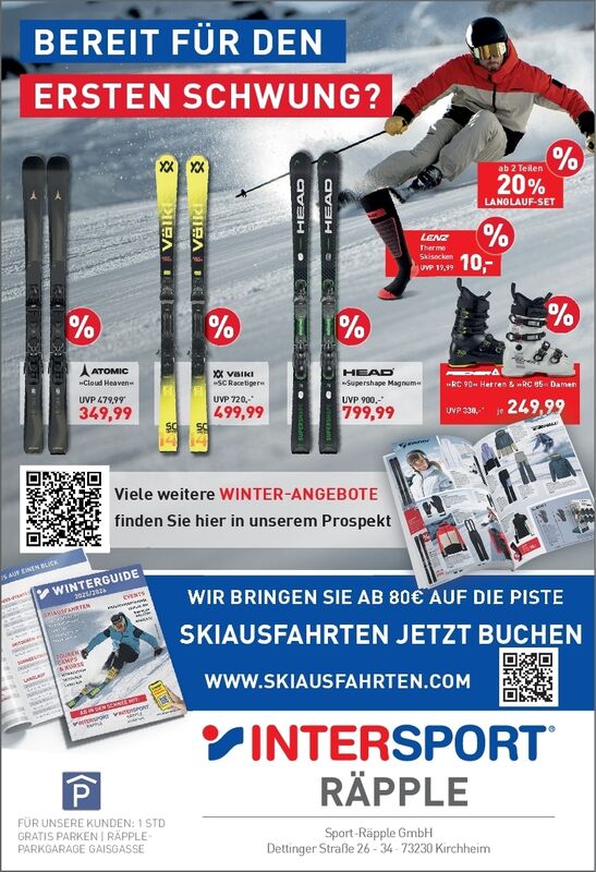 Bereit für den ersten Schwung