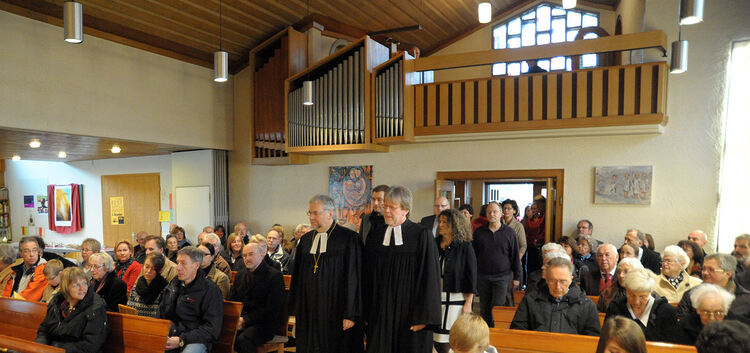 Mit einem Festgottesdienst wurde gestern der 50. Geburtstag der Lindorfer Matthäuskirche gefeiert. Foto: Markus Brändli