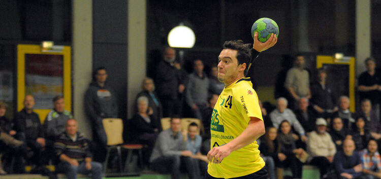 Handball Owen (gelb) - Dettingen/Erms (rot)Nicolai sigel (24)