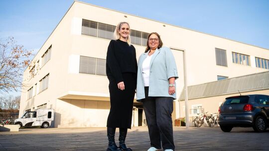 Auf dem Kirchheimer Campus Rauner leitet Alexandra Augustin (links) die Raunerschule, Sonja Morschl (rechts) ist die neue Schull Auf dem Kirchheimer Campus Rauner leitet Alexandra Augustin (links) die Raunerschule, Sonja Morschl (rechts) ist die neue Schull