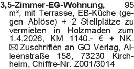 3,5-Zimmer-EG-Wohnung, 95