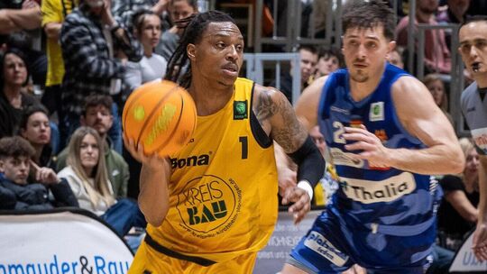 Auf und davon: Philip Russell und die Knights haben Hagen in Schach gehalten. Foto: Nina Sander Auf und davon: Philip Russell und die Knights haben Hagen in Schach gehalten. Foto: Nina Sander