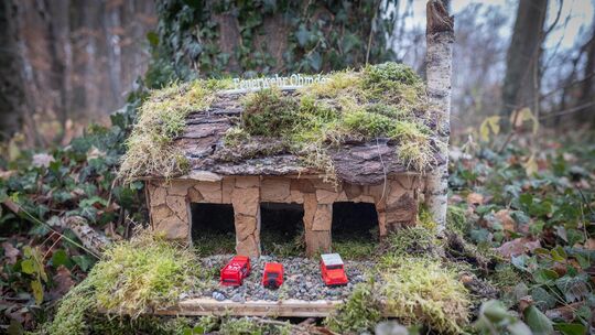 Der Wichtelweg im Ohmdener Bergwald sorgt für Begeisterung. Foto: Carsten Riedl
