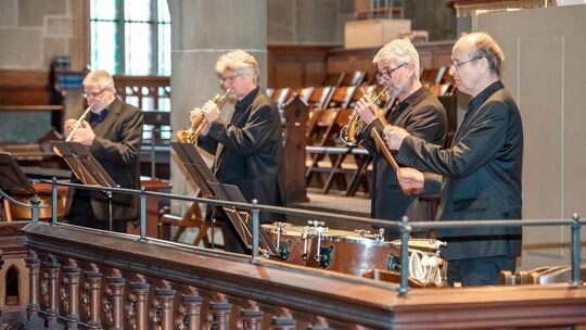Das festliche Neujahrskonzert des Trompetenensembles Stuttgart findet am Samstag, 3. Januar, um 19 Uhr in Bad Boll in der Evange