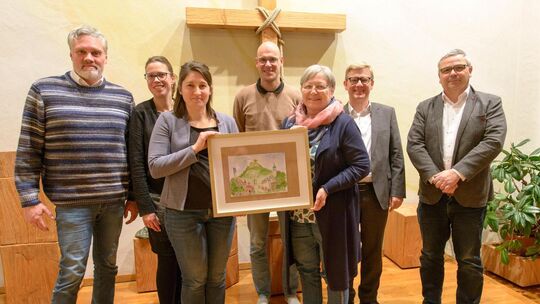 Ein Teil der im Frühjahr 2024 gegründeten Steuerungsgruppe: Von links sind zu sehen Arnd Klein, bisher Kirchengemeinderat in Hol Ein Teil der im Frühjahr 2024 gegründeten Steuerungsgruppe: Von links sind zu sehen Arnd Klein, bisher Kirchengemeinderat in Hol