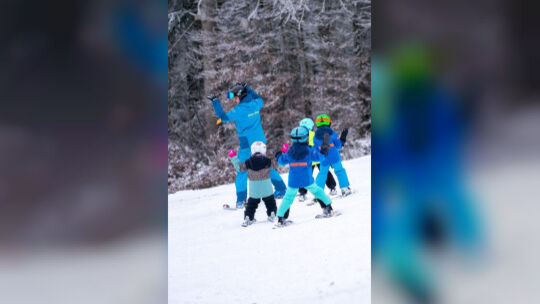 Der TV Neidlingen war mit 27 Skilehrerinnen und Skilehrern in Laichingen aktiv. Foto: pr Der TV Neidlingen war mit 27 Skilehrerinnen und Skilehrern in Laichingen aktiv. Foto: pr