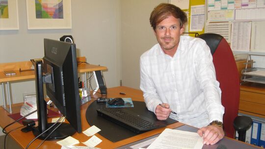 Marlon Lamour leitet künftig nicht nur die Freihof-Realschule, er übernimmt auch die Aufgabe des geschäftsführenden Schulleiters