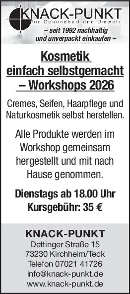 Kosmetik einfach selbstgemacht