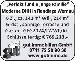 Perfekt für die junge Familie!