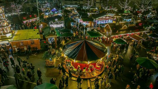 Quotenbringer in der Tourismusbilanz: der Esslinger Mittelalter- und Weihnachtsmarkt. Archivfoto: Roberto Bulgrin Quotenbringer in der Tourismusbilanz: der Esslinger Mittelalter- und Weihnachtsmarkt. Archivfoto: Roberto Bulgrin