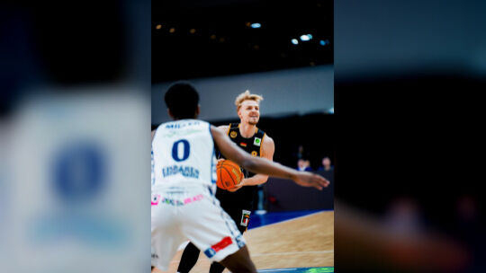 Lucas Mayer und die Knights liefen im gesamten Spielverlauf einem Rückstand hinterher. Foto: Dennis Schmidt