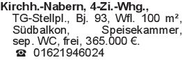 Kirchh.-Nabern, 4-Zi.-Whg