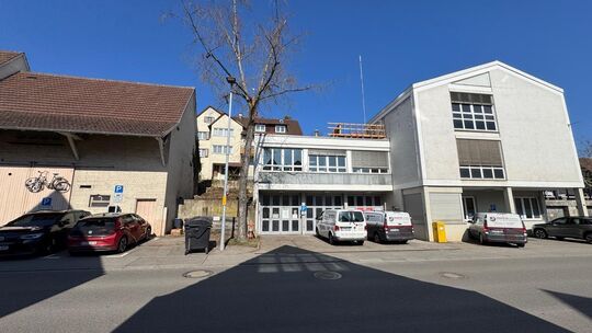 In der Fahrzeuggarage unterhalb des Rathauses in Aich hätte eigentlich ein Bürgersaal entstehen sollen. Dieser Plan wird nun all In der Fahrzeuggarage unterhalb des Rathauses in Aich hätte eigentlich ein Bürgersaal entstehen sollen. Dieser Plan wird nun all