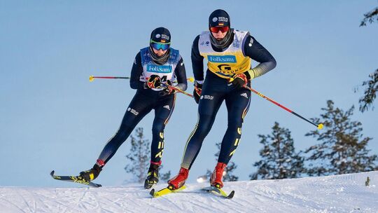 Linn Kazmaier (links) und Florian Baumann waren wieder auf Titeljagd. Archivfoto: Ralf Kuckuck/DBS