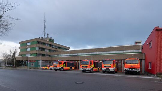 Zumindest für den Neujahrsempfang von Kirchheims Oberbürgermeister dient die Feuerwache in der Henriettenstraße als Ersatz für d Zumindest für den Neujahrsempfang von Kirchheims Oberbürgermeister dient die Feuerwache in der Henriettenstraße als Ersatz für d
