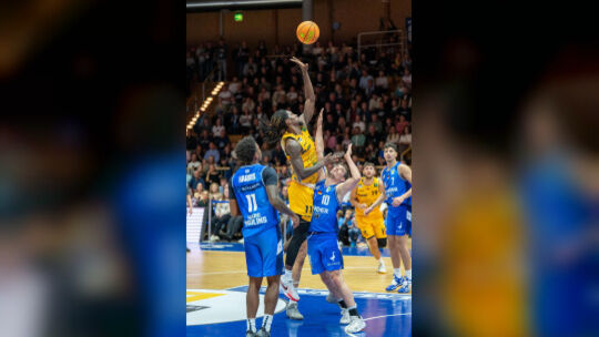 Im Hinspiel in Crailsheim hatten Tyrel Morgan und die Knights noch das Nachsehen – damals noch im Merlins-Trikot: Der aktuell an