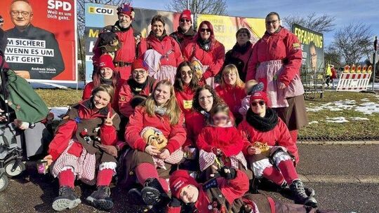 r mit den Rossmugga am vergangenen Wochenende beim Umzug in Lorch. Foto: pr