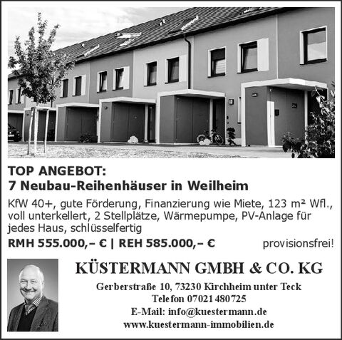 Neubau Reihenhäuser Weilheim