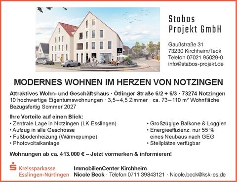 Wohn- und Geschäftshaus in Notzingen