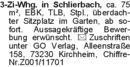 3-Zi-Whg. in Schlierbach,
