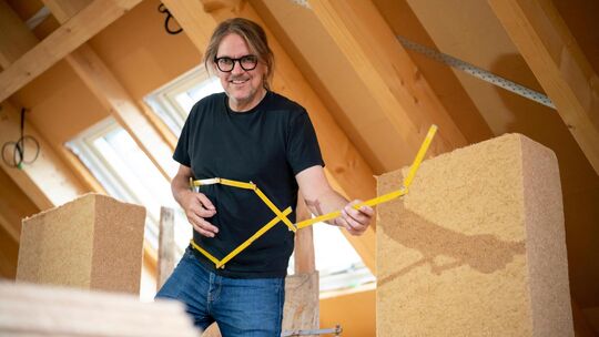 „Energiesparkommissar“ Carsten Herbert spricht am Freitag in Ötlingen. Foto: Tim Wegner