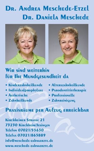 Kinderzahnheilkunde Alterszahnheilkunde