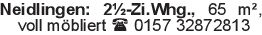 Neidlingen: 2½-Zi.Whg., 6