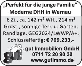 Perfekt für die junge Familie!