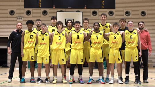 Geschlossenheit zahlt sich aus - für die VfL-Korbjäger zuletzt in Mannheim. Foto: Thimo König