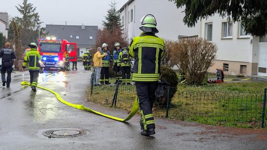 Kurz vor 8 Uhr ging der Notruf aus Ötlingen ein. Foto: Jörg Bächle Kurz vor 8 Uhr ging der Notruf aus Ötlingen ein. Foto: Jörg Bächle
