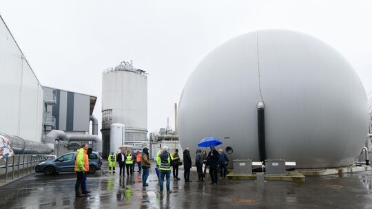 Seit November im Probebetrieb, seit Dienstag dieser Woche offiziell am Start: Die neue Vergärungsanlage in Leonberg gilt als Leu Seit November im Probebetrieb, seit Dienstag dieser Woche offiziell am Start: Die neue Vergärungsanlage in Leonberg gilt als Leu