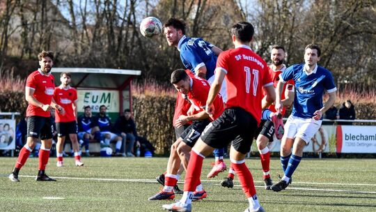 Blau sticht: Der TV Neidlingen kam in Dettingen zu einem überraschend deutlichen 6:2-Erfolg. In der Tabelle bleiben beide Mannsc