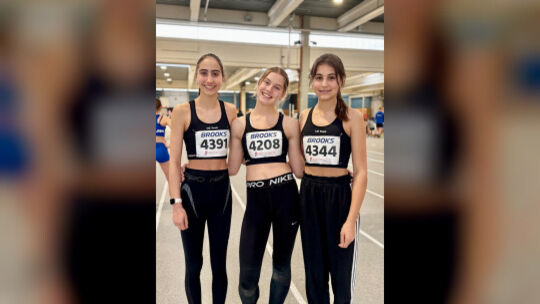 Das Weilheimer Trio Valentina Wolf, Valerie Gabriel und Lea Schumacher (von links) kam in Ulm nicht über den zehnten Platz hinau