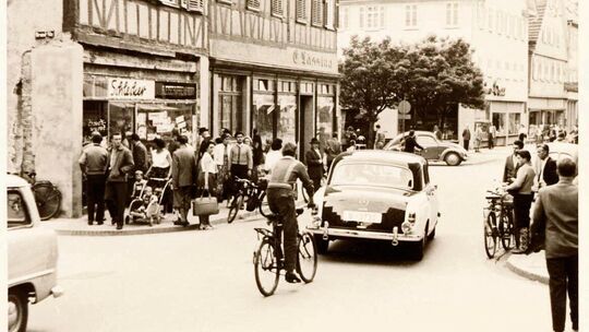 Die Marktstraße in Kirchheim ist erst seit 1977 Fußgängerzone, dank einer Initiative, die sich dafür stark gemacht hat. Foto: St