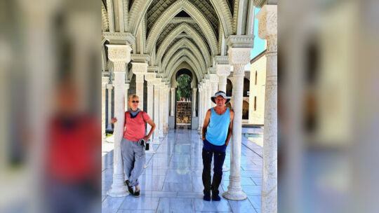 Vier Monate und mehr als 7300 Kilometer dauerte die Reise von Jürgen Kleber und Corinne Klett von Kirchheim aus in den Süden der Vier Monate und mehr als 7300 Kilometer dauerte die Reise von Jürgen Kleber und Corinne Klett von Kirchheim aus in den Süden der
