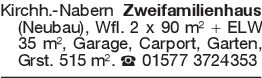 Kirchh.-Nabern Zweifamili