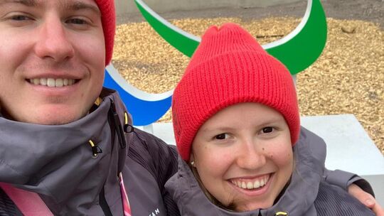 So sehen Vize-Paralympicssieger aus: Florian Baumann und Linn Kazmaier Foto: pr