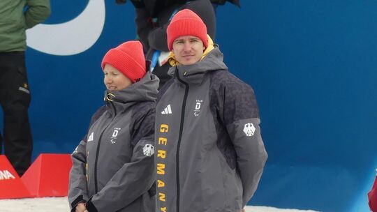 Linn Kazmaier und Florian Baumann spielten am Freitag im Kampf um die Medaillen in der Sprint-Verfolgung keine Rolle. Foto: Petr