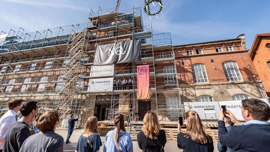 Innovatives Projekt: Die Wendlinger HOS-Gruppe saniert aktuell den Spinnerei-Hochbau im Neckarspinnerei-Quartier. Foto: Kerstin