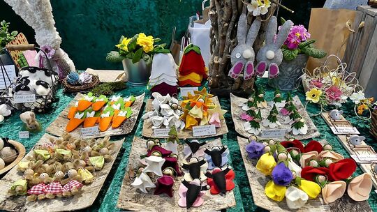 Zum 33. Mal hat der Ostermarkt in Schlierbach seine Pforten geöffnet. Foto: Sabine Ackermann