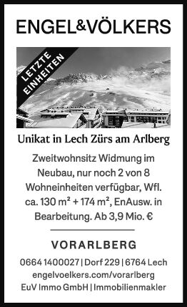 EuV Immo GmbH; Unikat in Lech